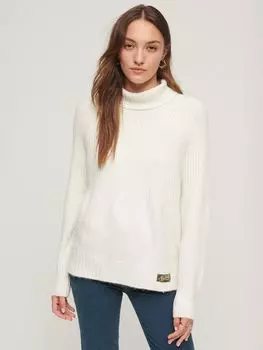 Джемпер Essential в рубчик Superdry, экрю