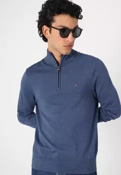 Джемпер ESSENTIAL ZIP MOCK Tommy Hilfiger, синий