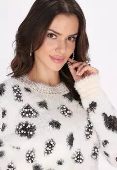 Джемпер faina, белый