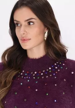 Джемпер faina, фиолетовый