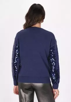 Джемпер faina, темно-синий деним