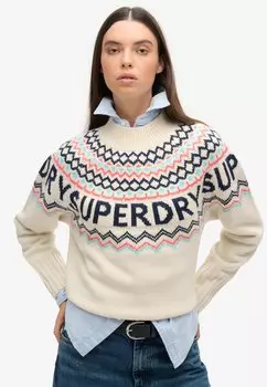 Джемпер FAIRISLE BRANDED Superdry, желтый