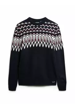 Джемпер FAIRISLE CREW Superdry, синий
