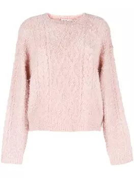 Джемпер фактурной вязки b+ab, розовый