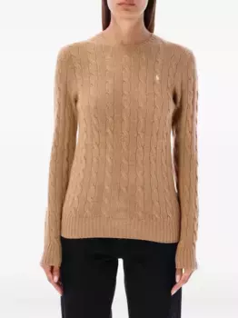 Джемпер фактурной вязки POLO RALPH LAUREN, коричневый