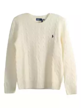 Джемпер фактурной вязки POLO RALPH LAUREN, нейтральный