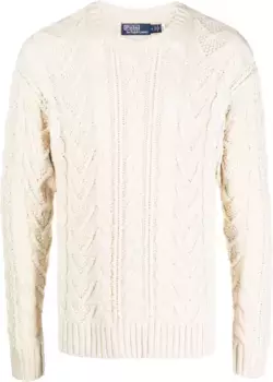 Джемпер фактурной вязки POLO RALPH LAUREN, нейтральный