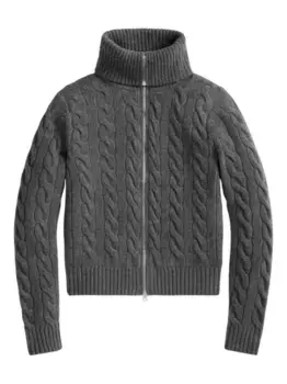 Джемпер фактурной вязки POLO RALPH LAUREN, серый