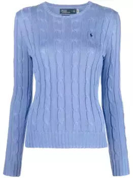 Джемпер фактурной вязки POLO RALPH LAUREN, синий