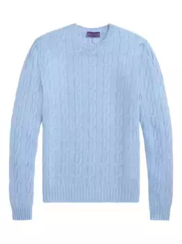 Джемпер фактурной вязки Ralph Lauren Purple Label, синий