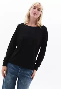 Джемпер FIGURUMSPIELENDER MIT WEITER FORM OXXO, черный