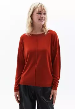 Джемпер FIGURUMSPIELENDER MIT WEITER FORM OXXO, цвет Burnt Orange Denim