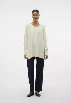 Джемпер FILUCA V-NECK GA NOOS Vero Moda, белый