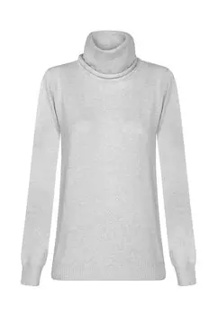 Джемпер FINE CABLE TURTLENECK Felix Hardy, серый