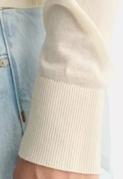 Джемпер FINE CREW NECK GANT, кремовый