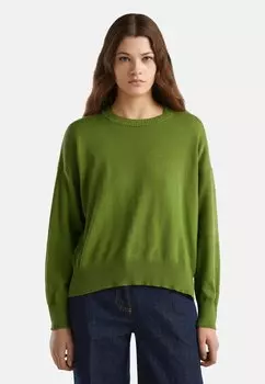 Джемпер FIT BOXY United Colors of Benetton, зеленый