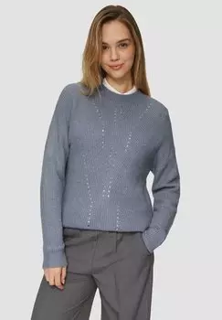 Джемпер FLAUSCHIGER MIT AJOURMUSTER QS, светло-голубой