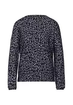 Джемпер FLAUSCHIGES LEO Street One, черный