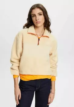 Джемпер флисовый Esprit, бежевый
