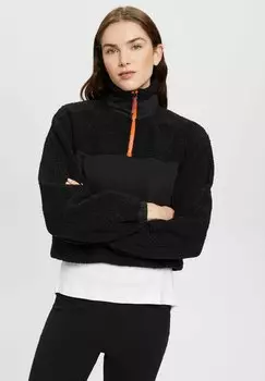 Джемпер флисовый Esprit, черный