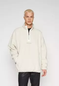 Джемпер флисовый Tommy Jeans МОЛНИЯ 1/2, цвет newsprint