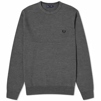 Джемпер Fred Perry Crew Neck, темно-серый