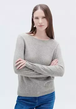 Джемпер FRENCH BRAND FASHION ELEGANT MODERN M Caroll, светло-серый