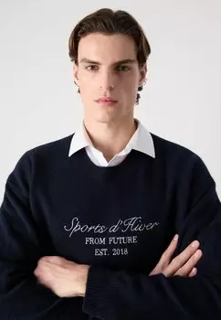 Джемпер FROM FUTURE, темно-синий