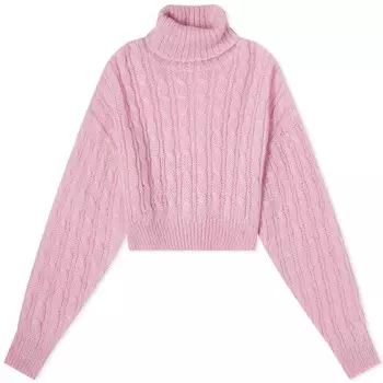 Джемпер GANNI Highneck Cropped Pullover Jumper
