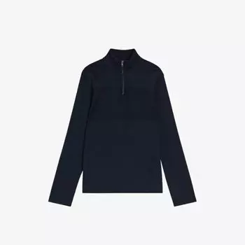 Джемпер Gazine с воротником-воронкой и полумолнией Ted Baker, темно-синий