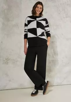 Джемпер GEMUSTERTER Cecil, черный