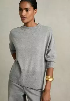 Джемпер GEOMETRIC Reiss, серый