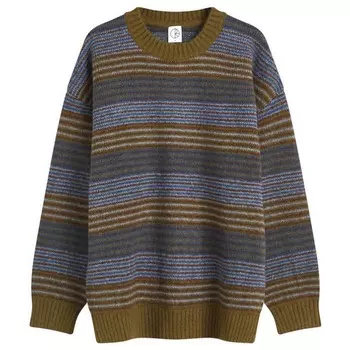 Джемпер George в полоску Polar Skate Co., зеленый