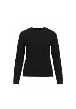 Джемпер GESTREIFTER Object, черный