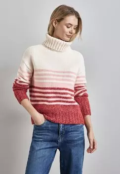 Джемпер GESTREIFTER Street One, светло-розовый