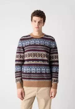 Джемпер GIFTING FAIRISLE Tommy Hilfiger, коричневый