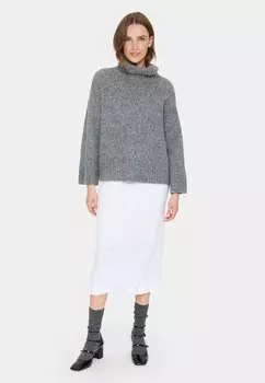 Джемпер GILDA Saint Tropez, цвет Mottled Light Grey