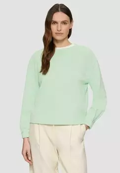 Джемпер GLATTES SCUBA IM RELAXED FIT s.Oliver, бирюзовый