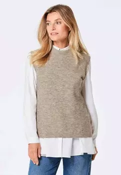 Джемпер GOLDNER, серо-коричневый