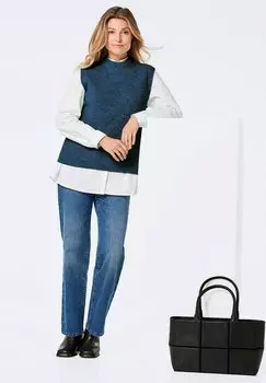 Джемпер GOLDNER, темно-синий