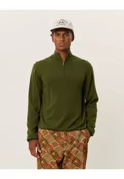 Джемпер GREYSON HALF ZIP Les Deux, зеленый