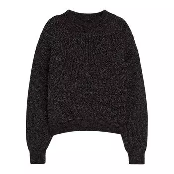 Джемпер H&amp;M Silver-colored Knit, черный