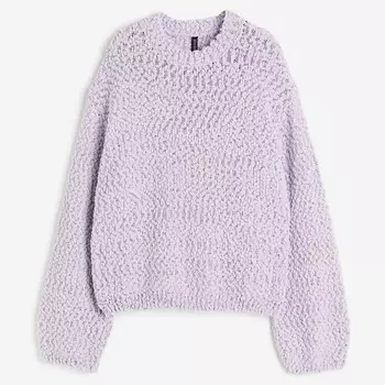 Джемпер H&M Boucl, сиреневый