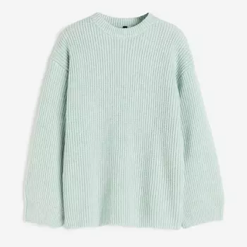 Джемпер H&M Oversized, светло-зеленый