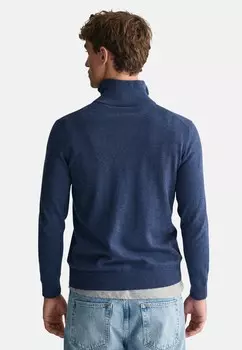 Джемпер HALF-ZIP GANT, темно-синий