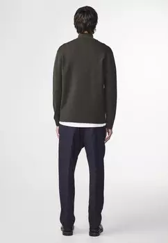 Джемпер HARALD HALF ZIP NN.07, темно-зеленый