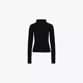 Джемпер Headon Double Lupetto с высоким воротом из смеси кашемира Rick Owens, черный