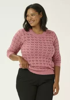 Джемпер HELENA Kaffe Curve, светло-розовый