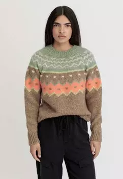 Джемпер hessnatur, зеленый