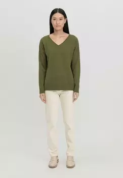 Джемпер hessnatur, зеленый